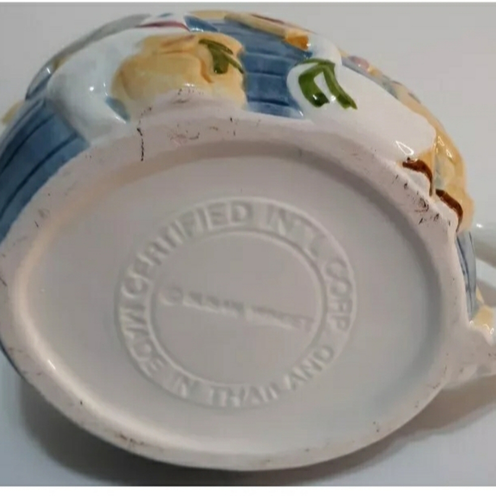 Teapot Noah's Ark By Susan Winget Certified Intl Flaws Small Chips See I… - Picture 9 of 10